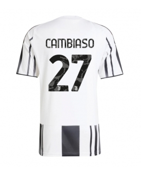 Juventus Andrea Cambiaso #27 Maglia Gara Casa Repliche 2025-26 Maniche Corte